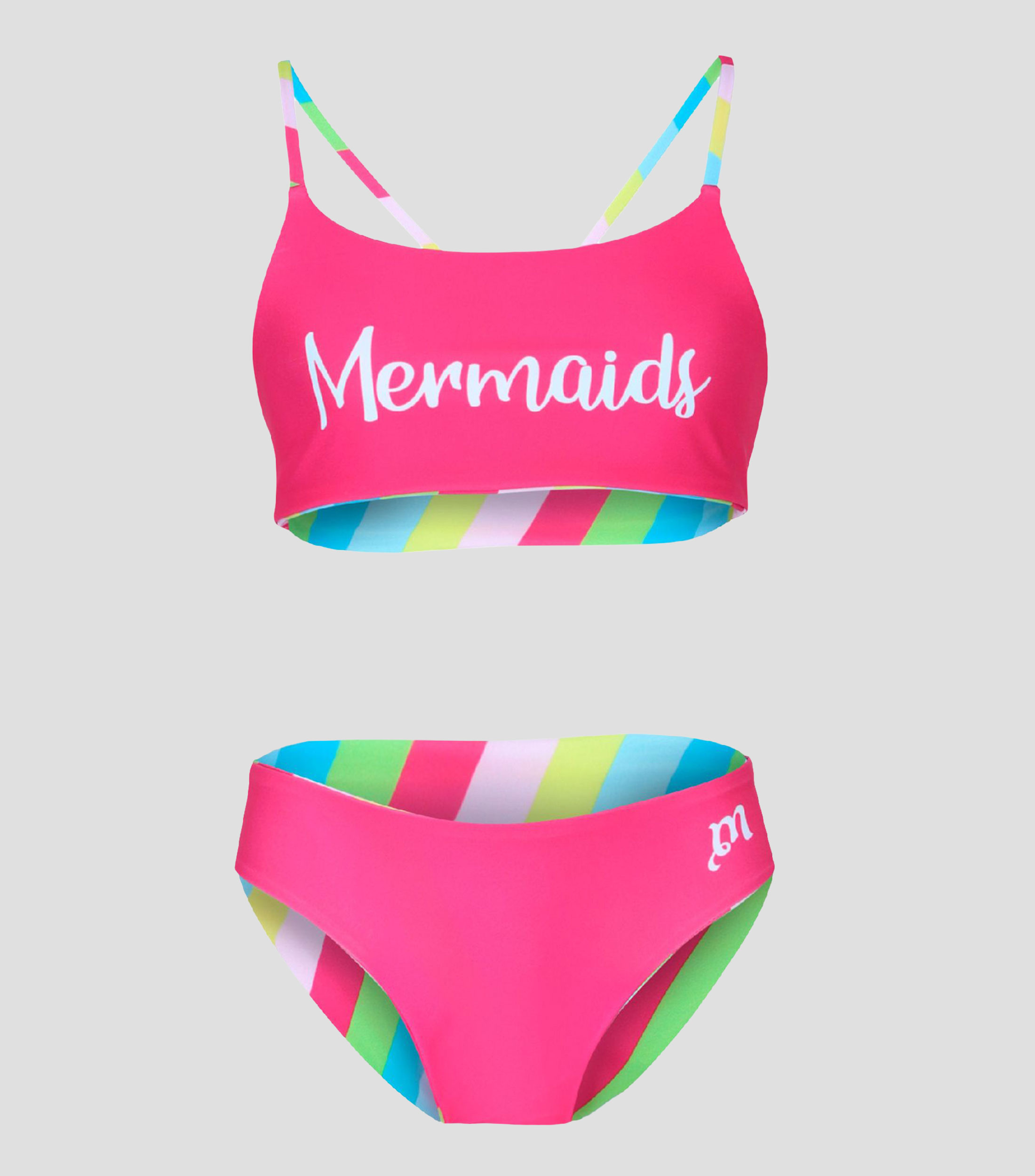 Bikini Reversible 2 Piezas Lollipop Niña